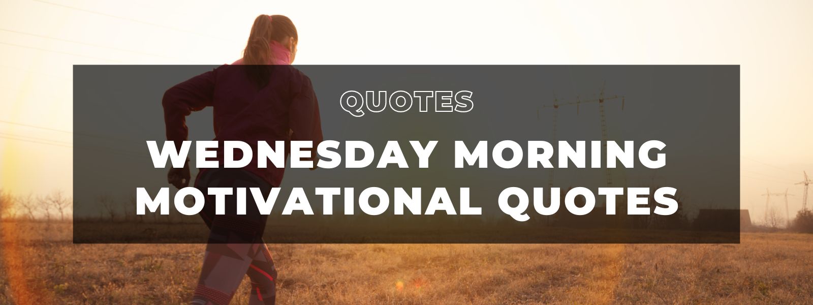 Wednesday Morning Motivational Quotes Banner